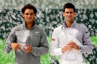Nadal (left) and Djokovic